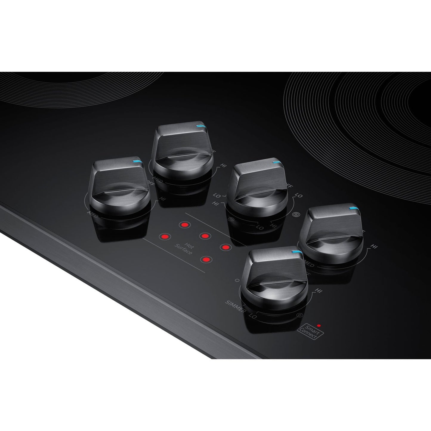 Samsung 36" Smart Electric Cooktop with Illuminated Knobs