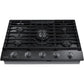 Samsung Smart Gas Cooktop with Illuminated Knobs
