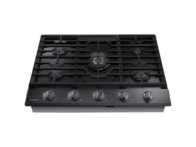Samsung Smart Gas Cooktop with Illuminated Knobs