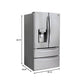 LG 28 Cu Ft 4-Door French Door Refrigerator