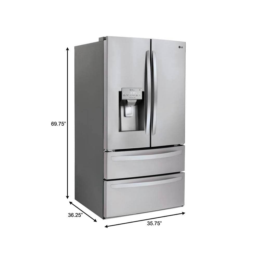 LG 28 Cu Ft 4-Door French Door Refrigerator