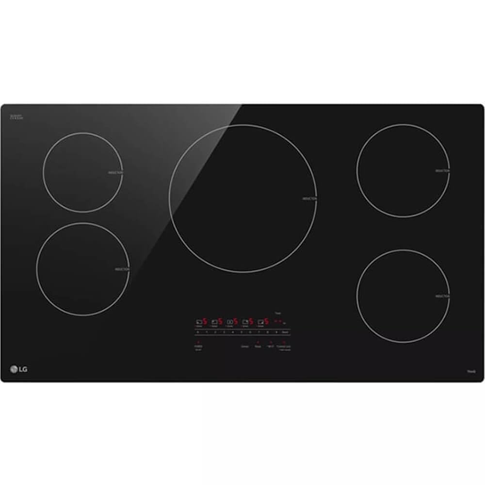 LG 36" Induction Cooktop | 5 Burners & SmoothTouch™ Controls