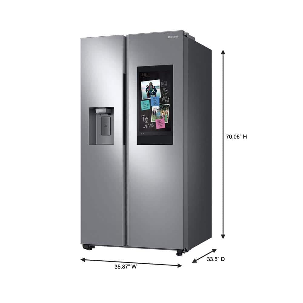 Samsung Family Hub 26.7 Cu. Ft. Side-by-Side Refrigerator