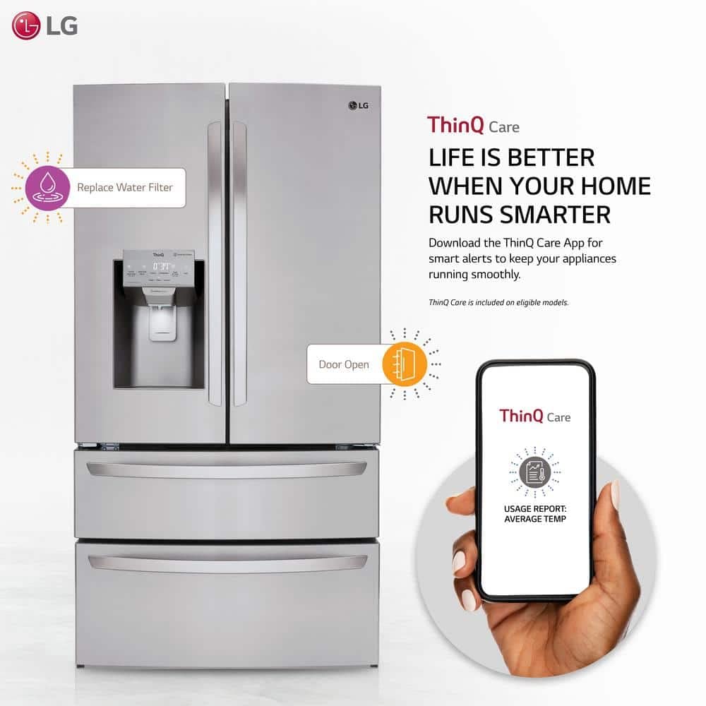 LG 28 Cu Ft 4-Door French Door Refrigerator