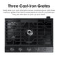 Samsung Smart Gas Cooktop with Illuminated Knobs