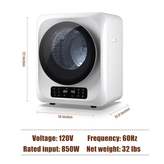 Compact Clothes Drye | LED Touch Screen