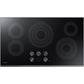 Samsung 36" Smart Electric Cooktop with Illuminated Knobs