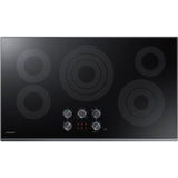 Samsung 36" Smart Electric Cooktop with Illuminated Knobs