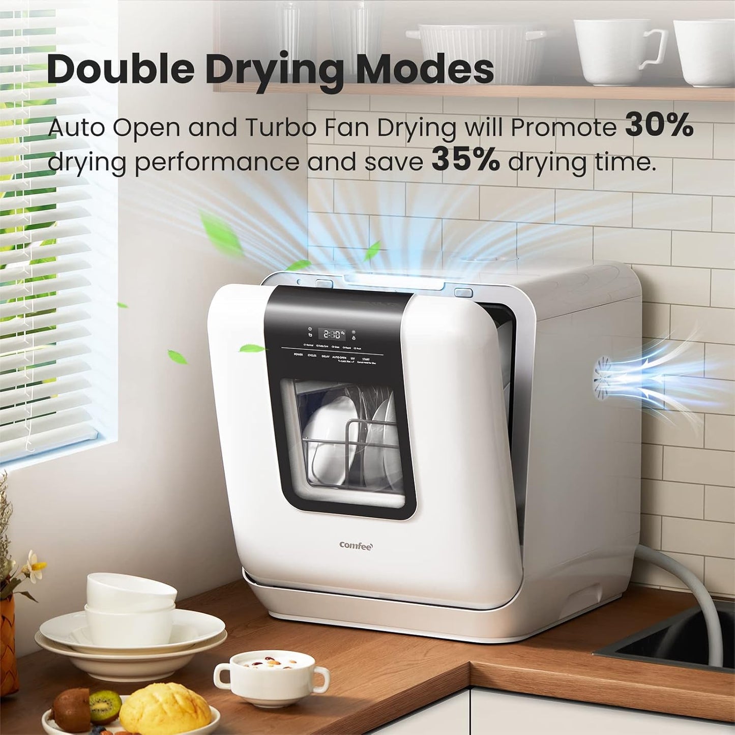 Portable Dishwasher | No Installation | 6L Water Tank