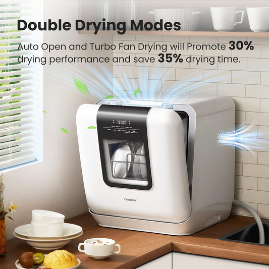 Portable Dishwasher | No Installation | 6L Water Tank