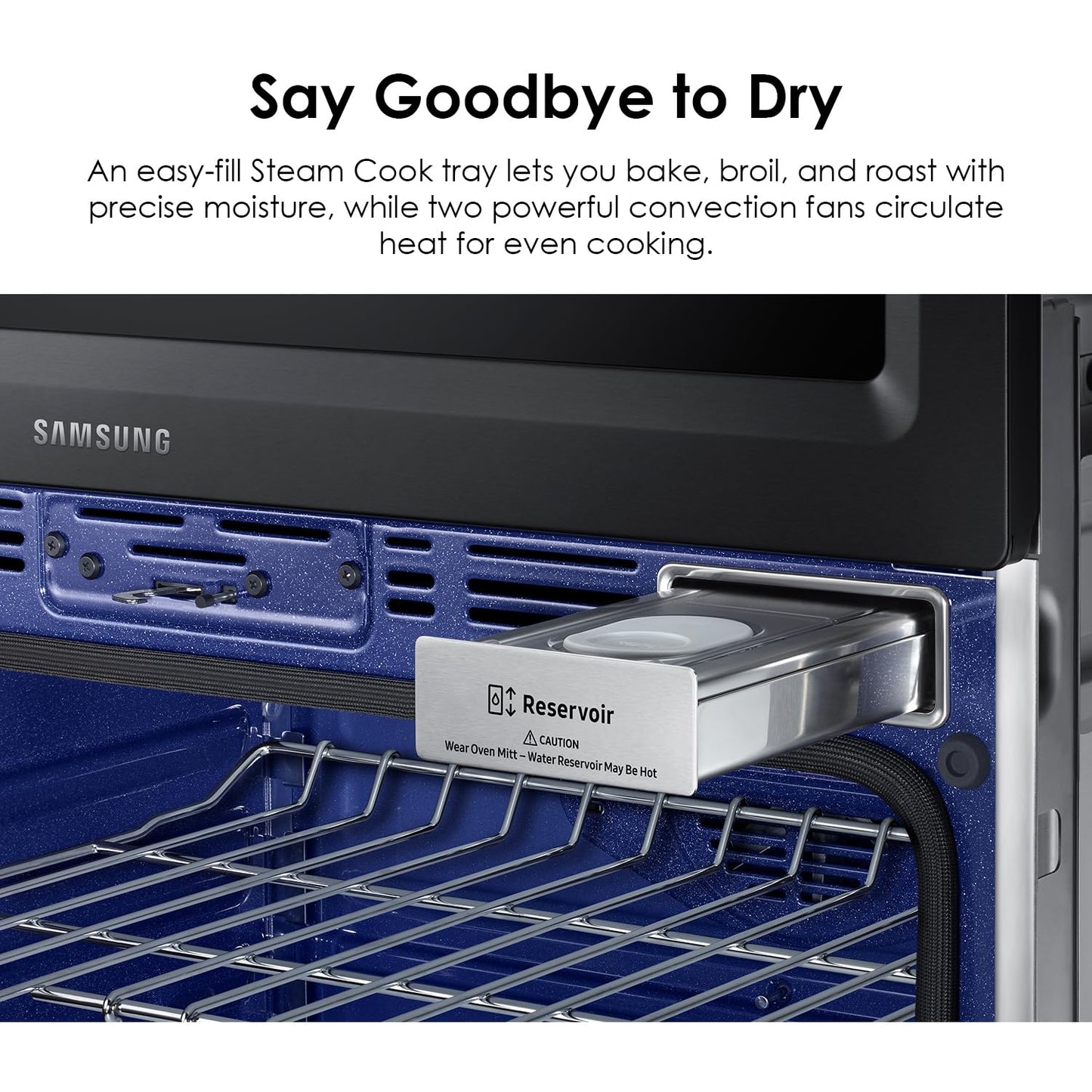 Samsung 30" Wall Oven | Dual Convection & Steam Cook